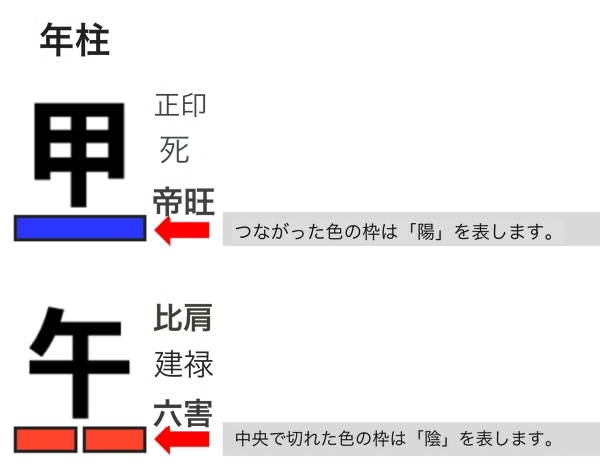 陰陽の区別